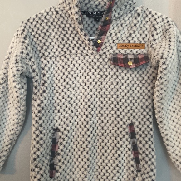 Youth Simply Southern Sherpa Pullover - Picture 2 of 5